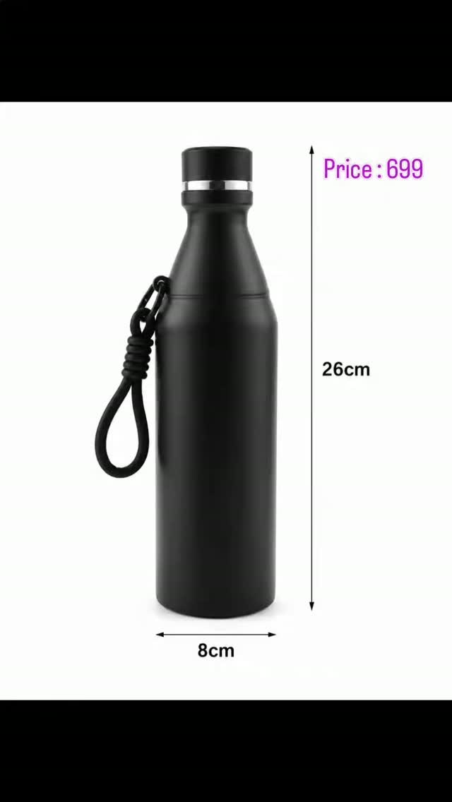 500ml Insulated Stainless Steel Water Bottle - Image 1